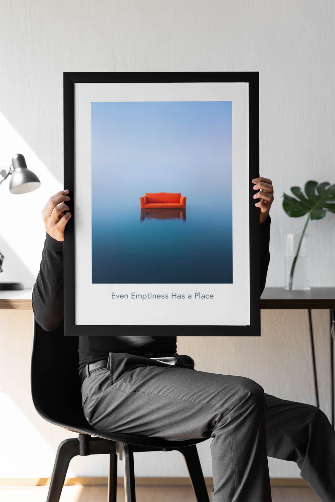 Even Emptiness Has a Place – Minimalist Art Poster