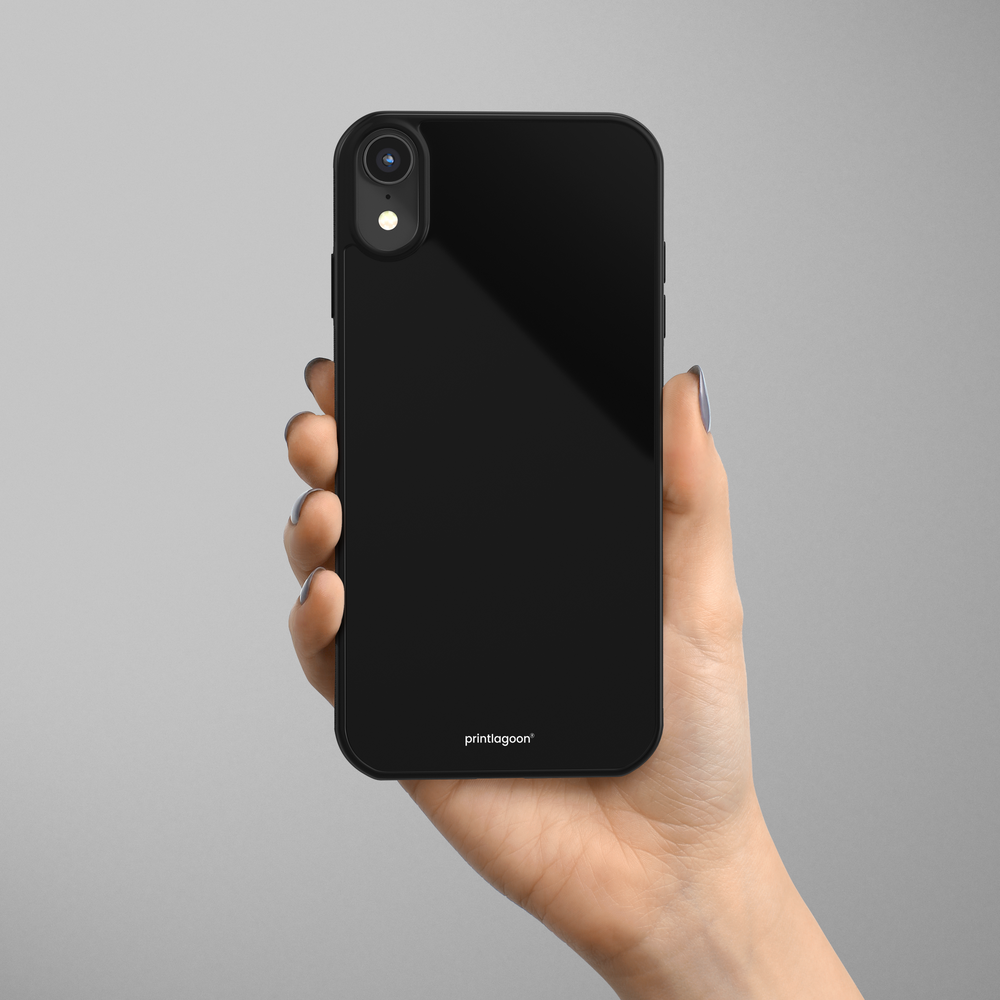 Black Glass Phone Case