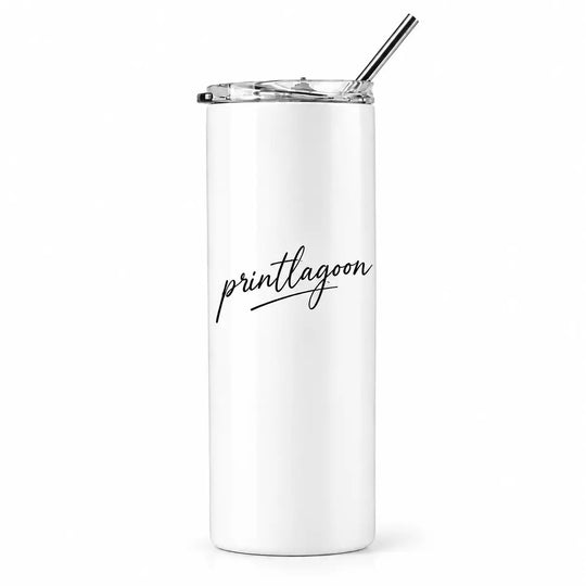 Personalised Tumbler with Straw | Custom Name &amp; Texts Tumbler
