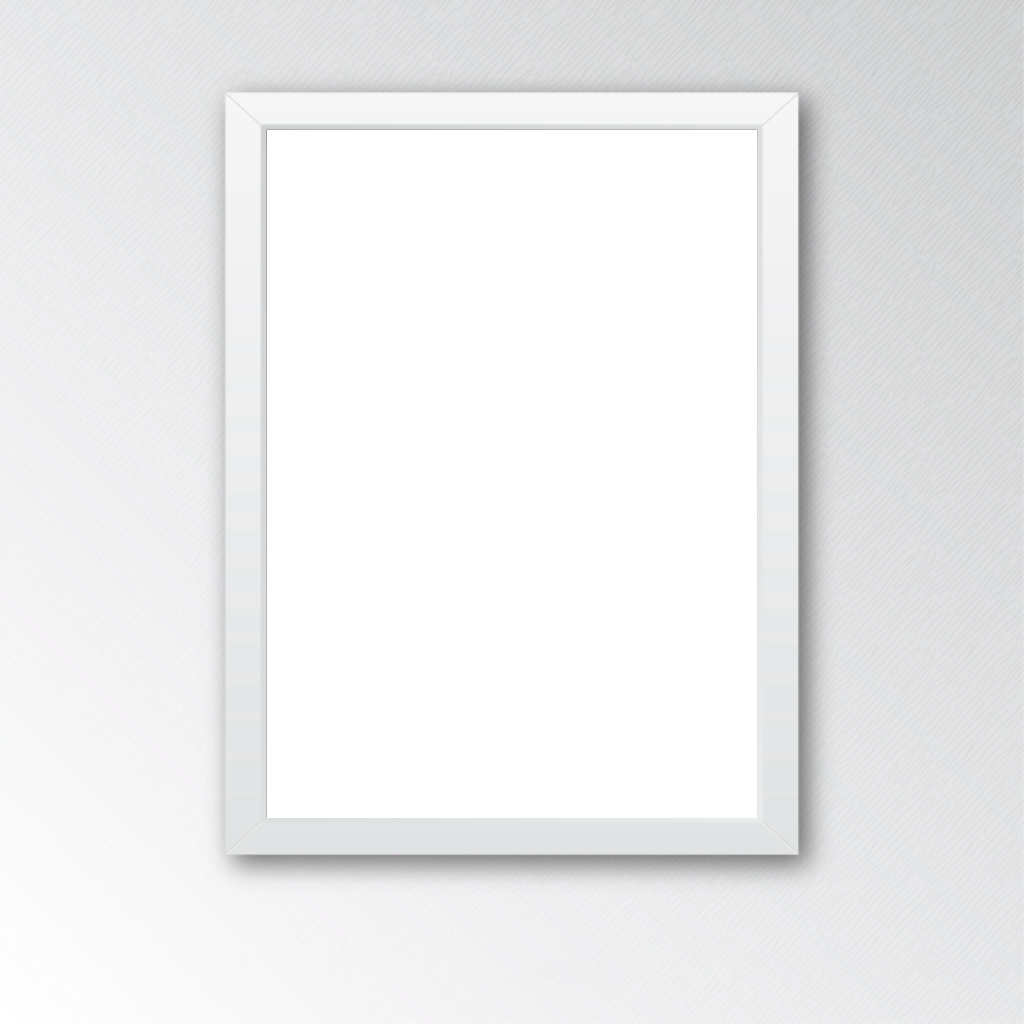 Personalised white framed prints printed by printlagoon india online