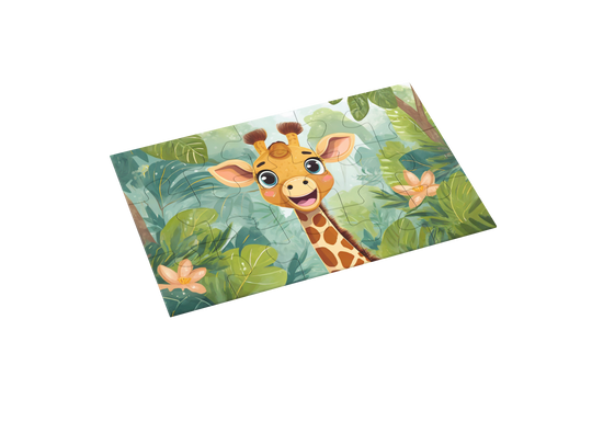 Giraffe Jigsaw Puzzle by printlagoon