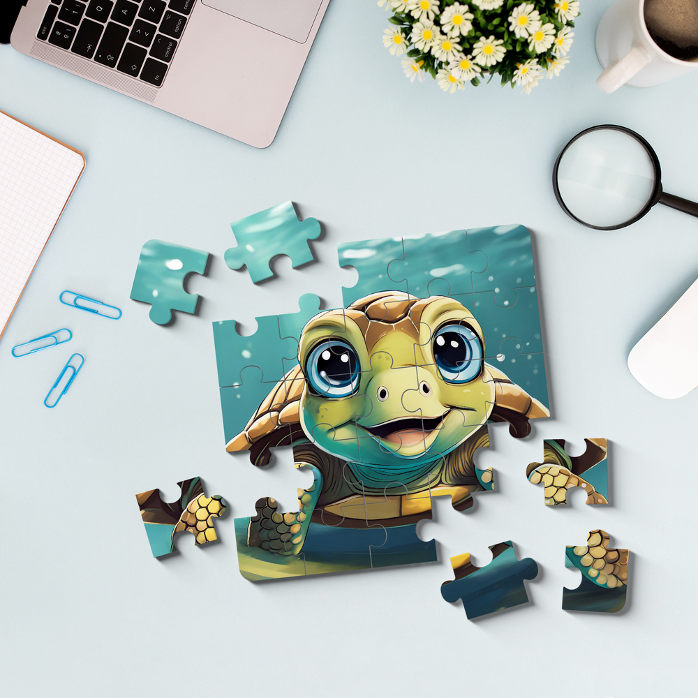 Green Turtle Jigsaw Puzzle