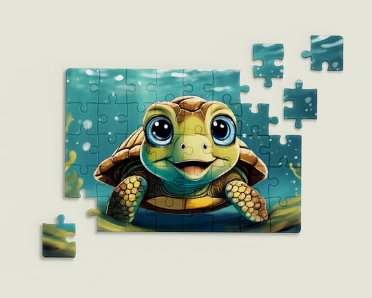 Green Turtle Jigsaw Puzzle