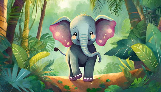 Elephant Jigsaw Puzzle by printlagoon