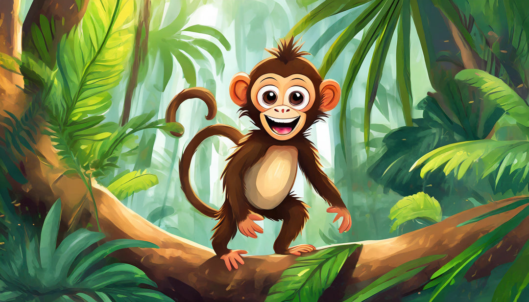 Monkey Jigsaw Puzzle by printlagoon