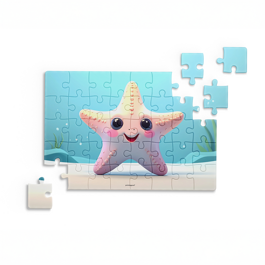 Happy Starfish Jigsaw Puzzle