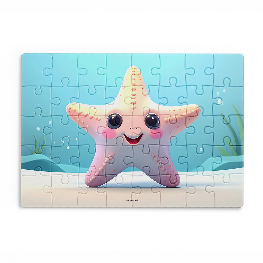 Happy Starfish Jigsaw Puzzle