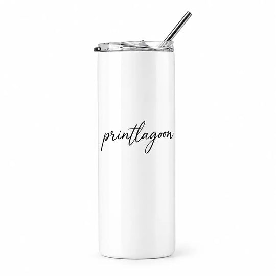 Personalised Tumbler with Straw | Custom Name &amp; Texts Tumbler