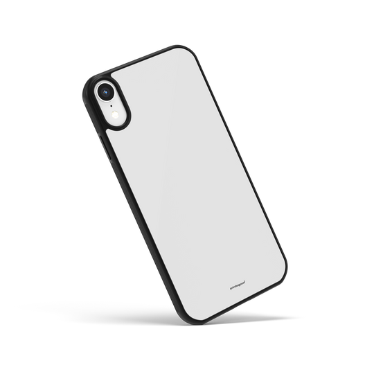 Neutral White Glass Phone Case