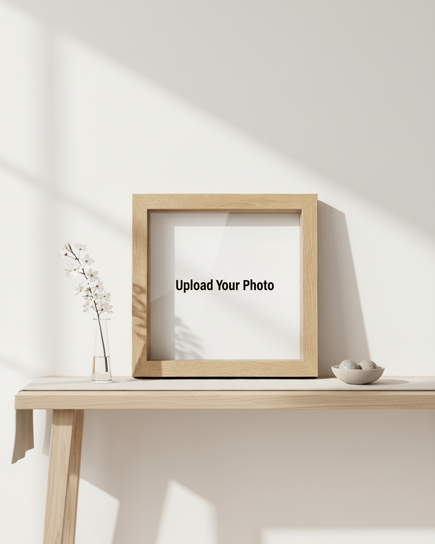 Personalised photo tiles with custom picture prints arranged as modern wall décor.Decorative Plaques By printlagoon