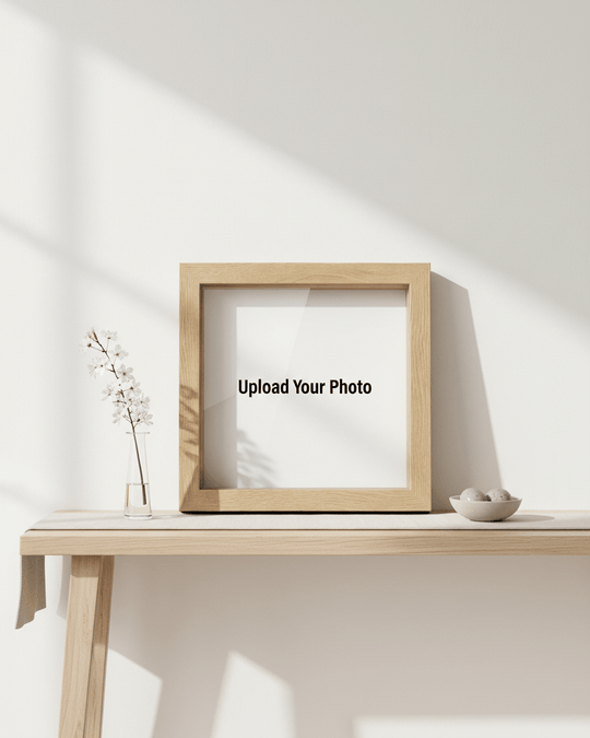 Personalised photo tiles with custom picture prints arranged as modern wall décor.Decorative Plaques By printlagoon