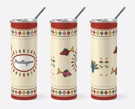 Personalised Tumbler with Straw | Custom Name &amp; Texts Tumbler