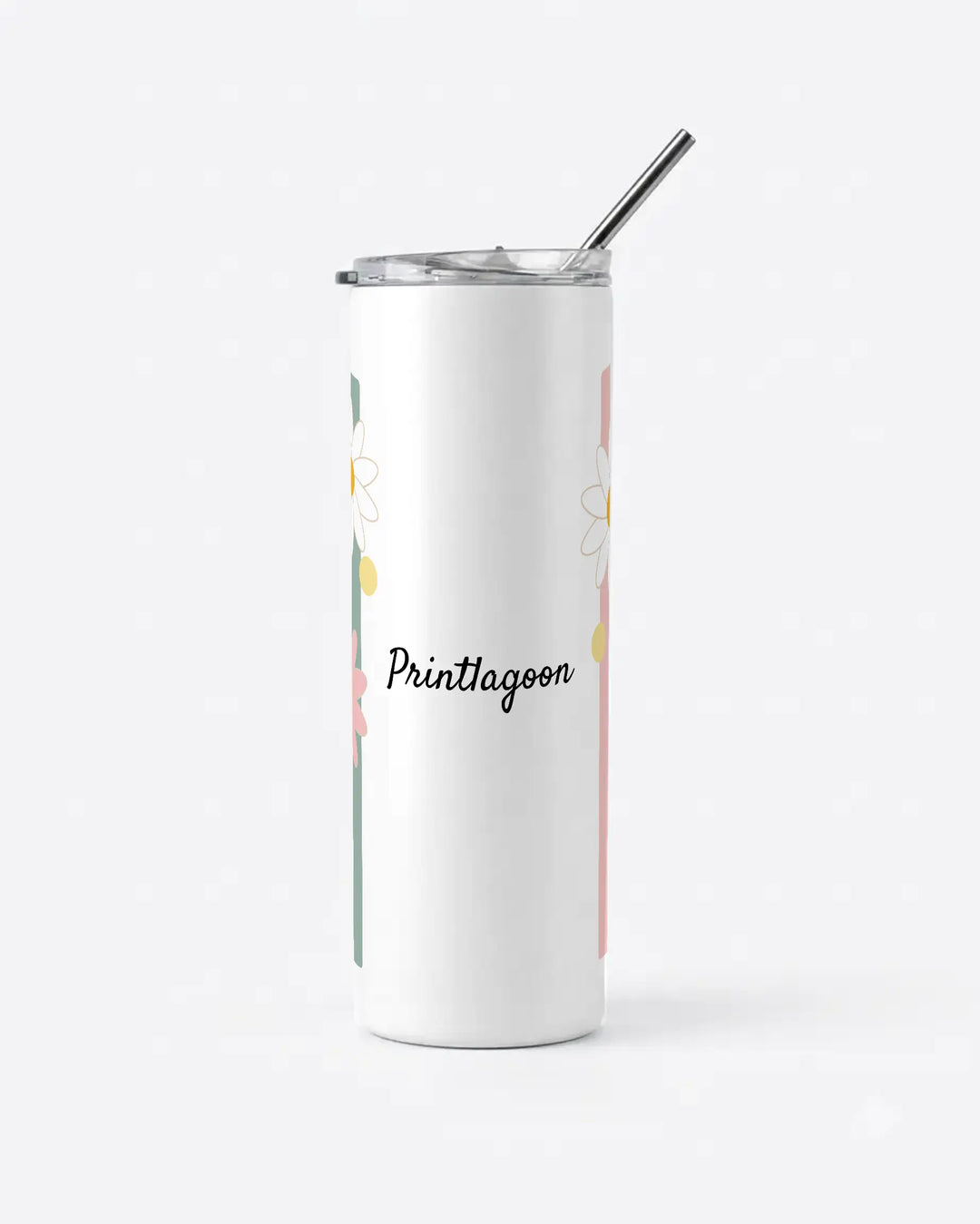 Personalised Tumbler with Straw | Custom Name &amp; Texts Tumbler