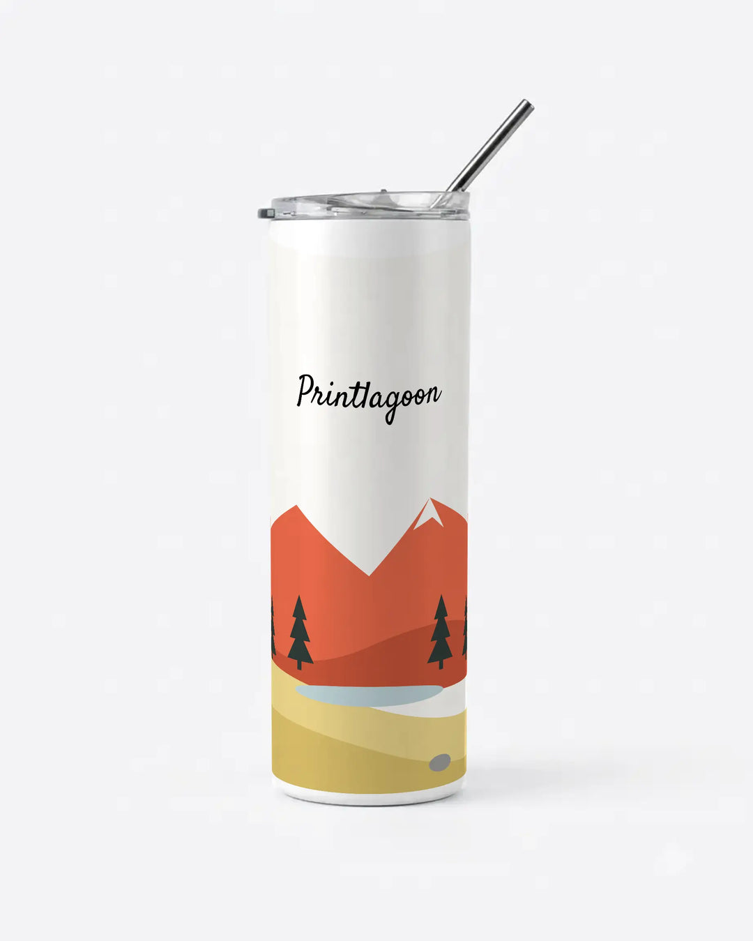 Personalised Tumbler with Straw | Custom Name &amp; Texts Tumbler