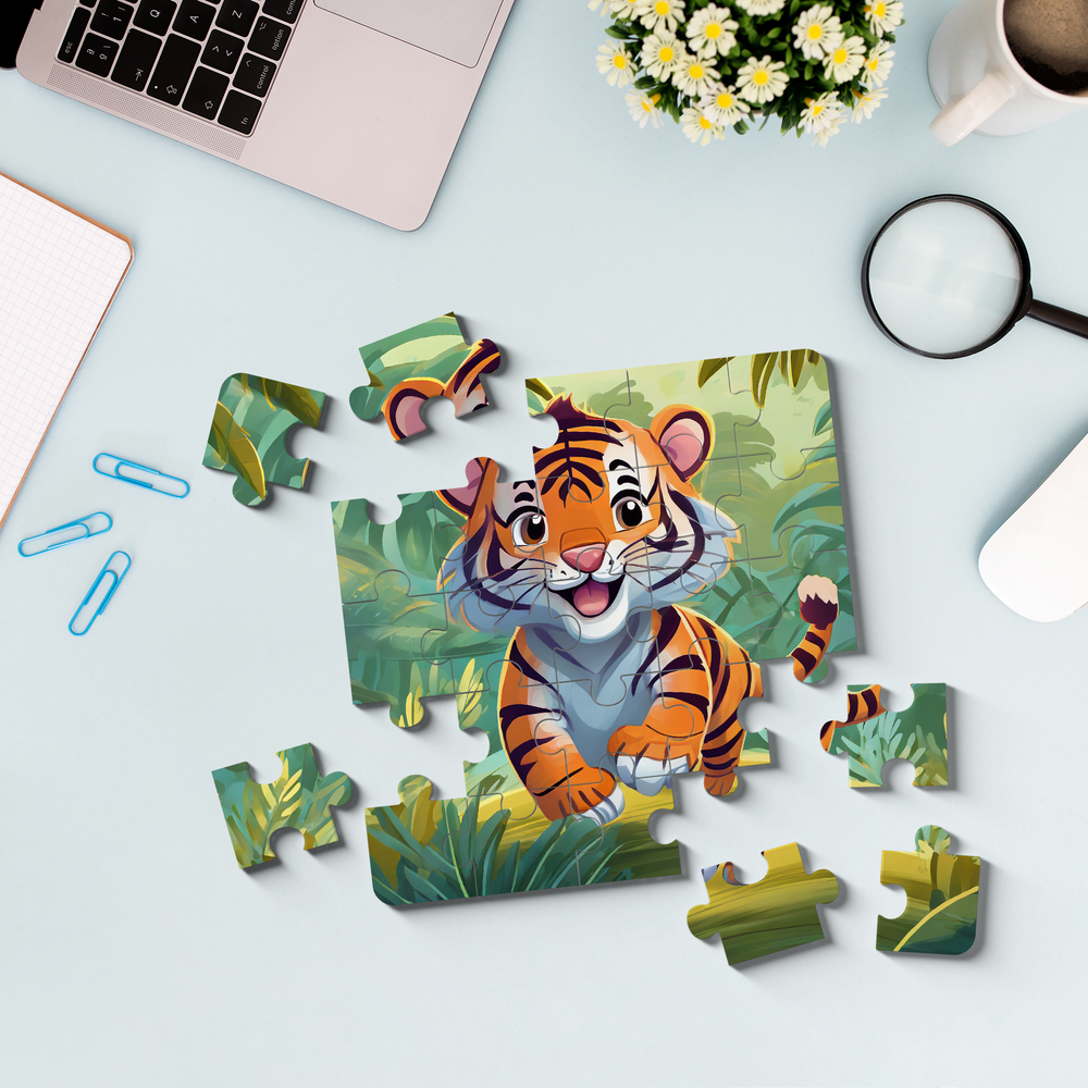 Tiger Jigsaw Puzzle by printlagoon