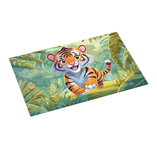 Tiger Jigsaw Puzzle by printlagoon