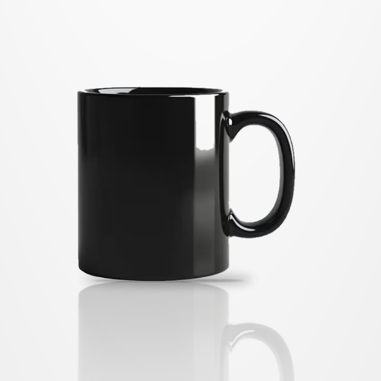 Personalized Classic 325ml Black Mug – Custom Name &amp; Text I Coffee Mug