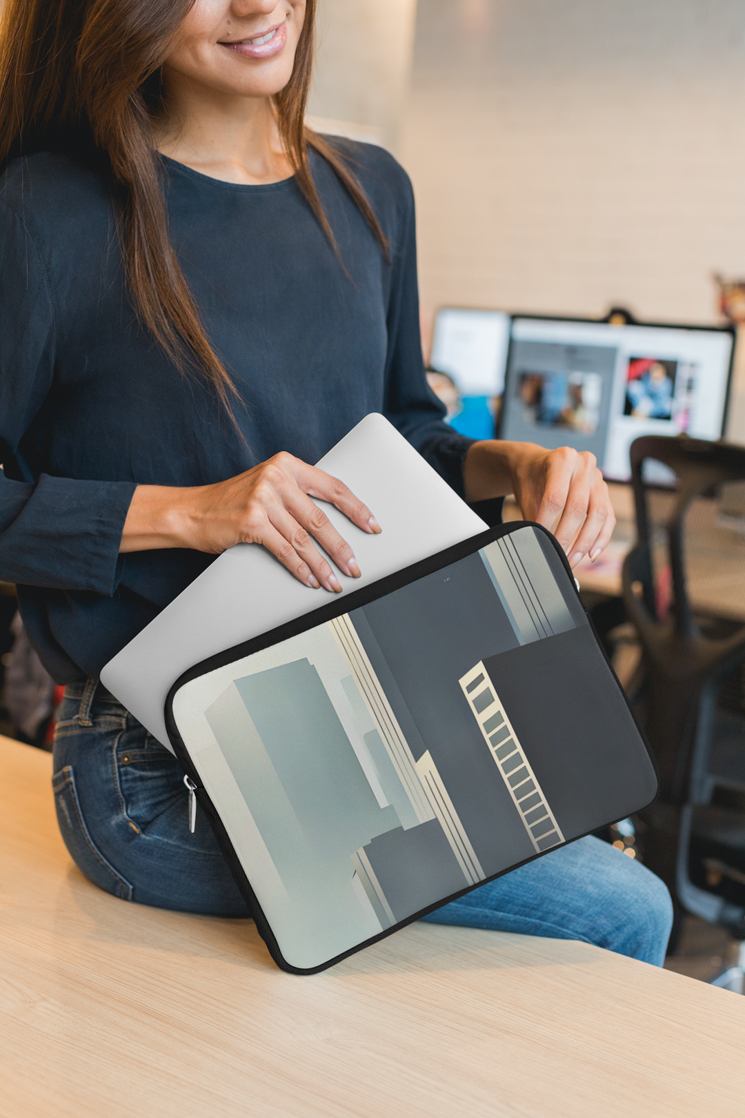 Buildings Laptop Sleeve