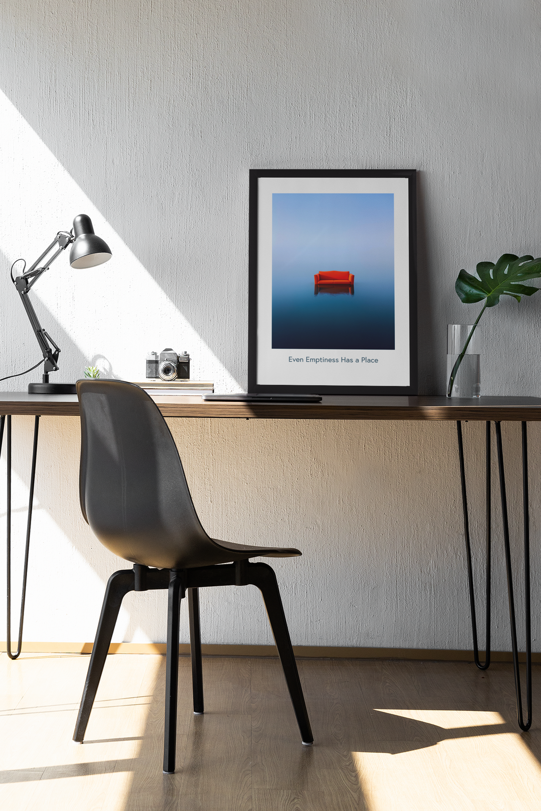 Even Emptiness Has a Place – Minimalist Art Poster