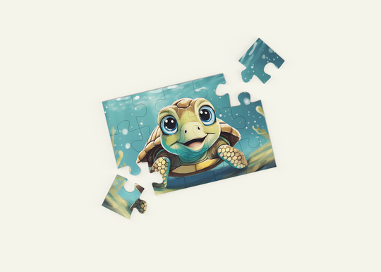 Green Turtle Jigsaw Puzzle