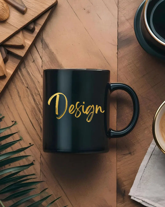personalised Mug design in gold colour by printlagoon, 11OZ mug