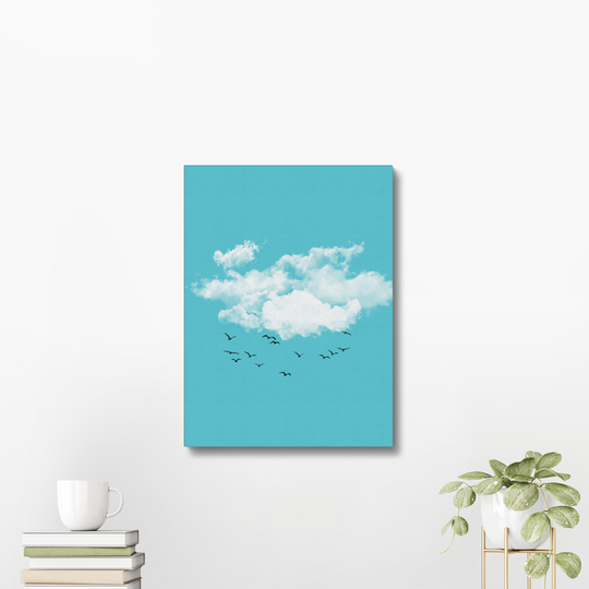 Birds and Cloud Print