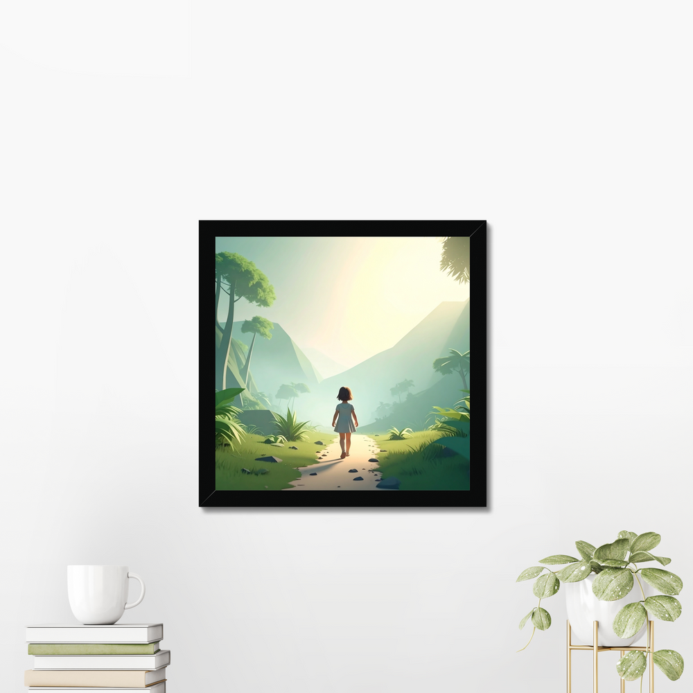Lonely Girl Print