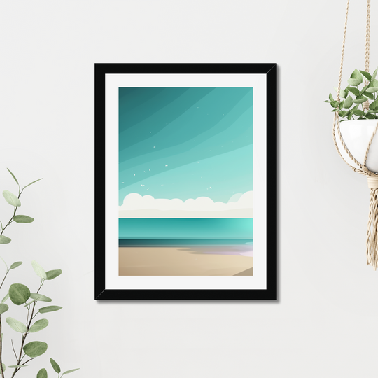 Beach and Sky Print