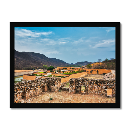 View from Amber Fort Print