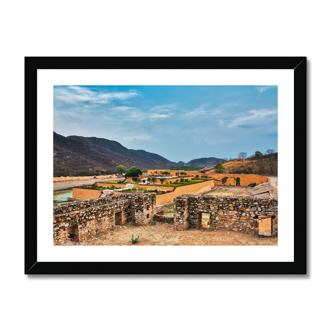 View from Amber Fort Print