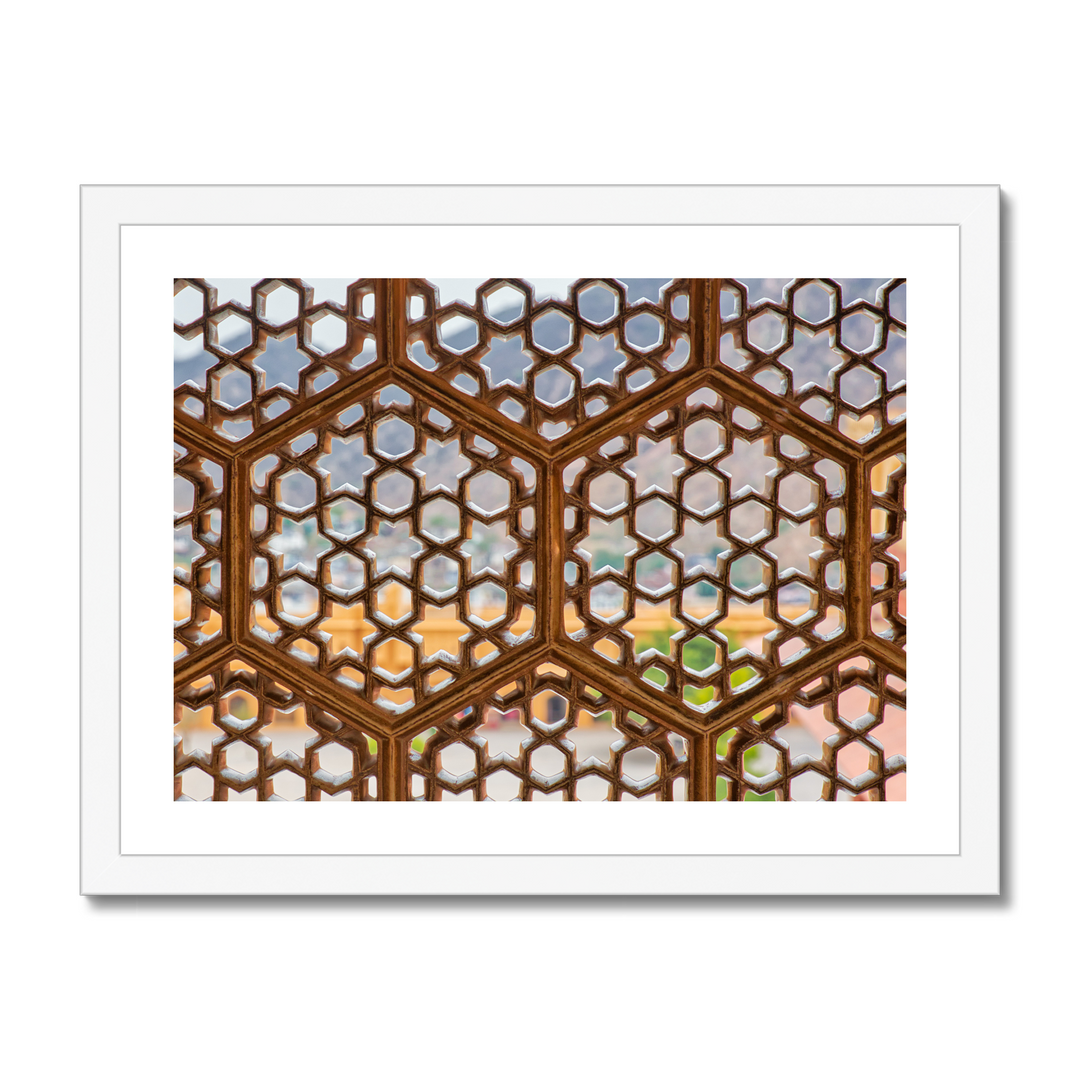 Hexagonal Structures Print