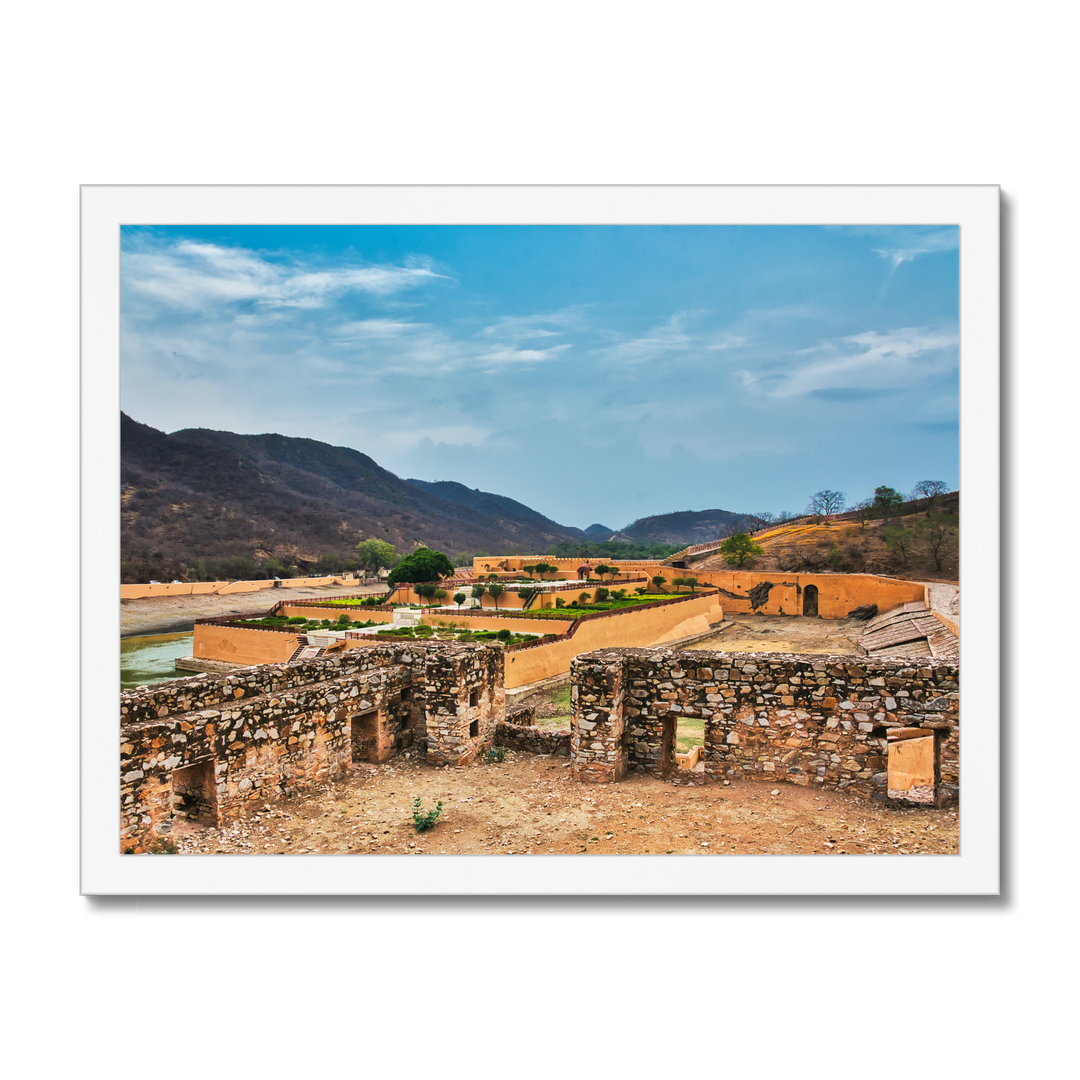 View from Amber Fort Print