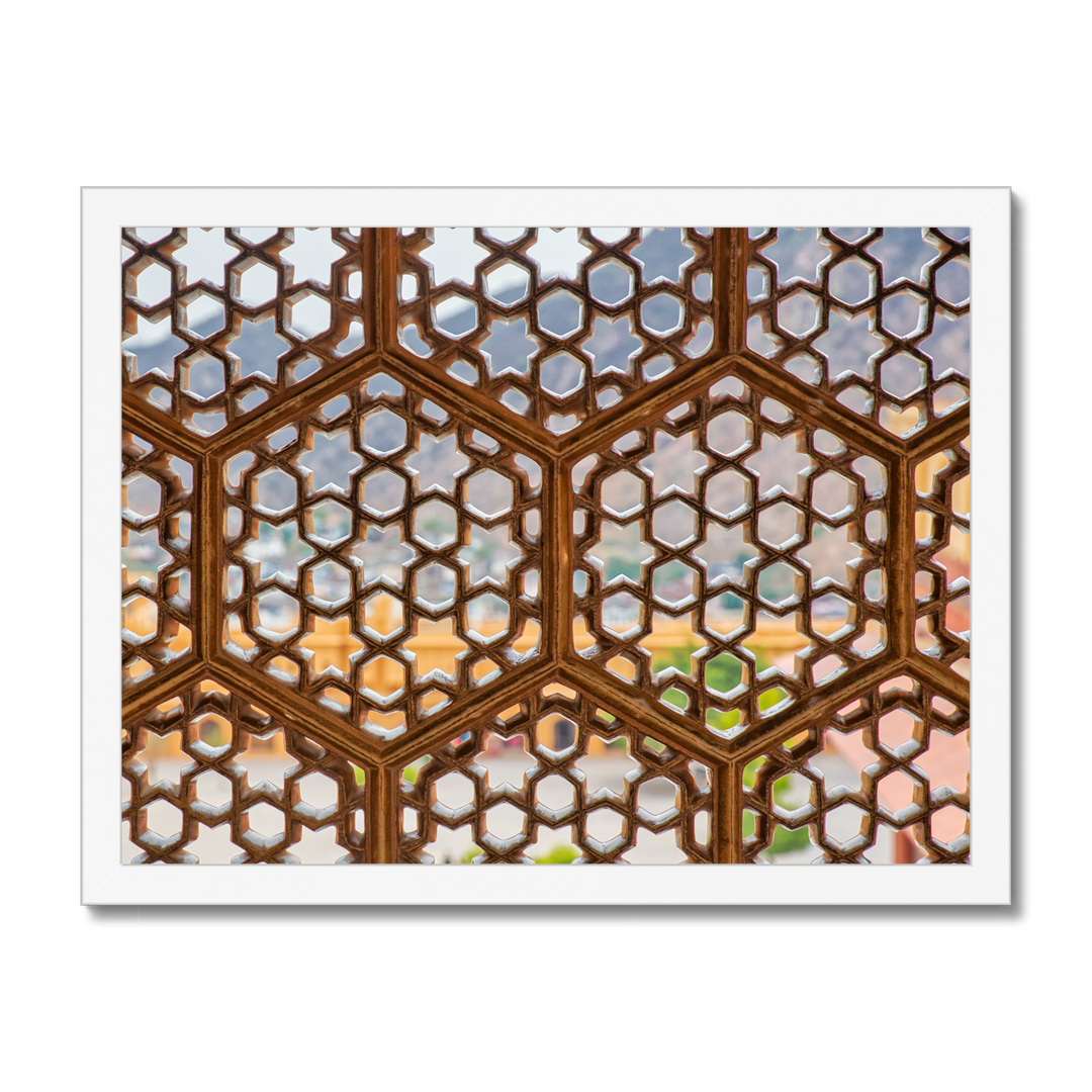 Hexagonal Structures Print