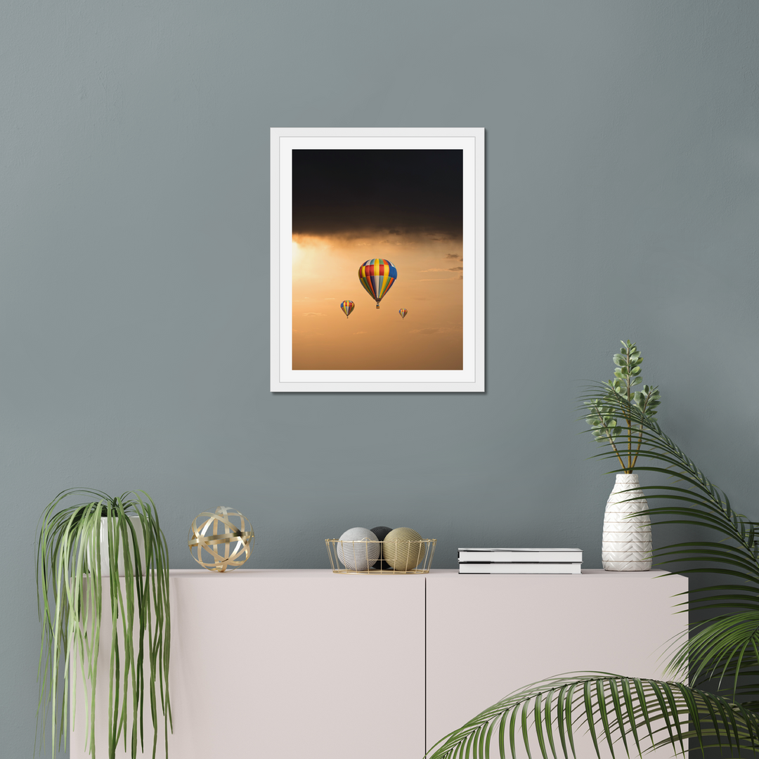 Hot Air Balloons Print