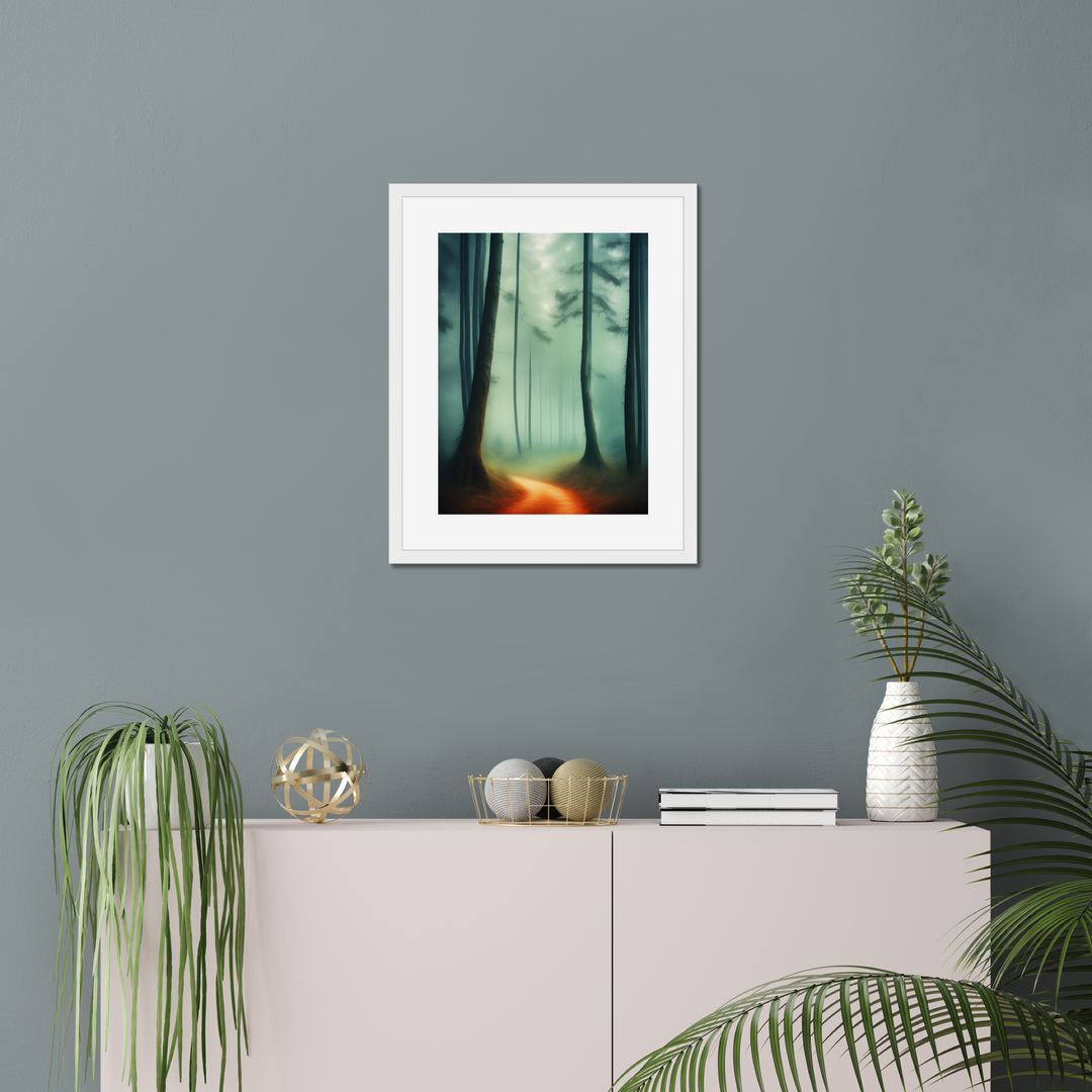 Foggy Forest Print