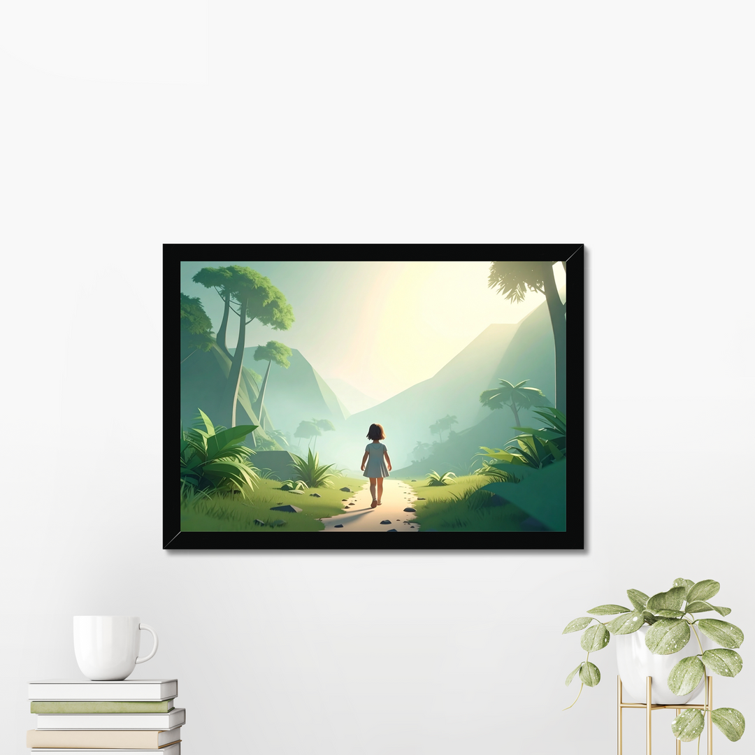 Lonely Girl Print