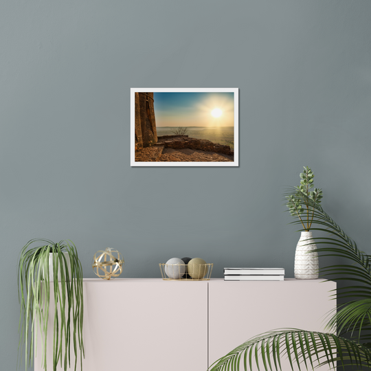 Scenic Sunrise From Chittaurgarh Fort Print