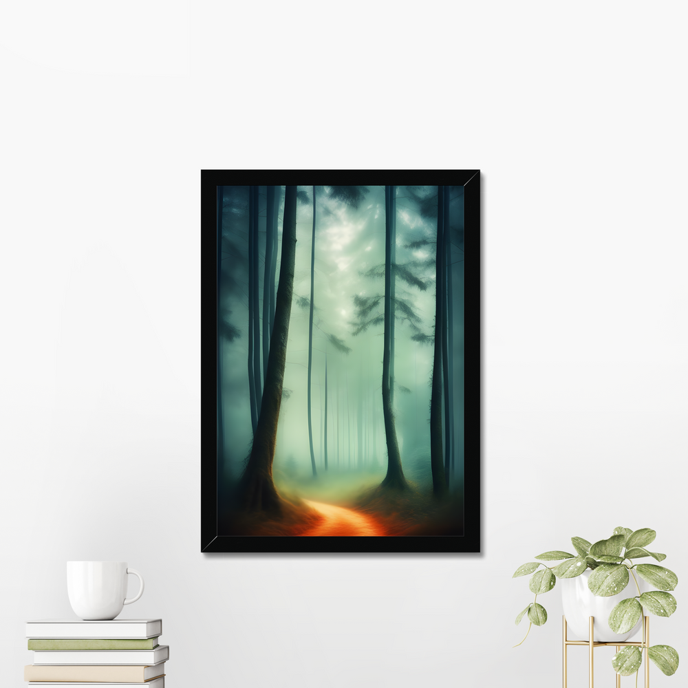 Foggy Forest Print