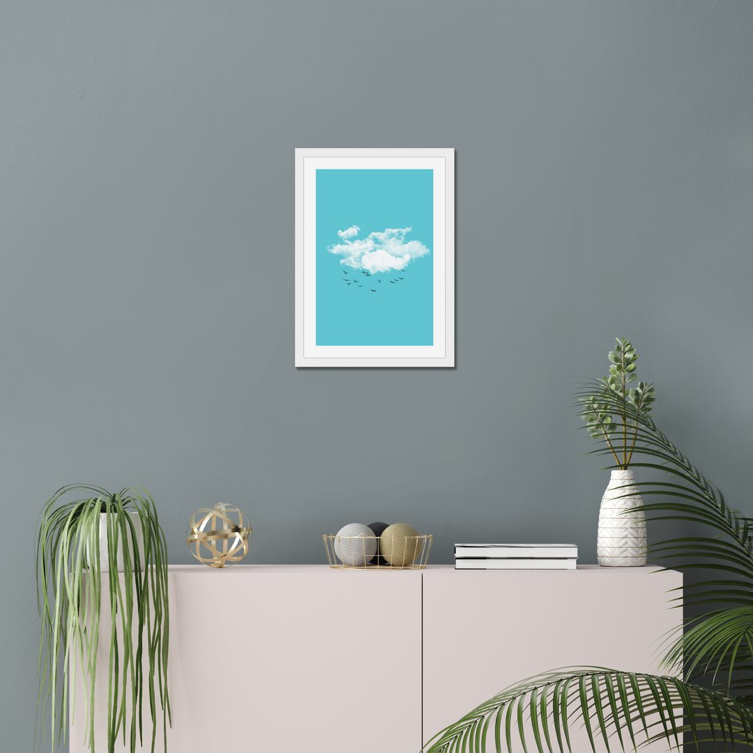 Birds and Cloud Print