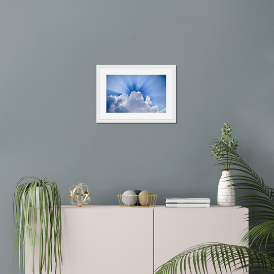 Light Through Clouds Print