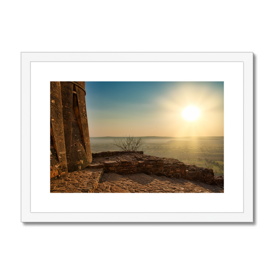 Scenic Sunrise From Chittaurgarh Fort Print