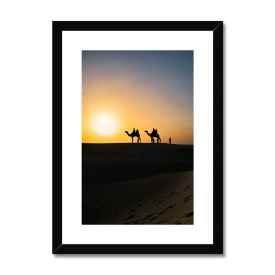 Stunning Sunset of Thar Desert in Jaisalmer Print