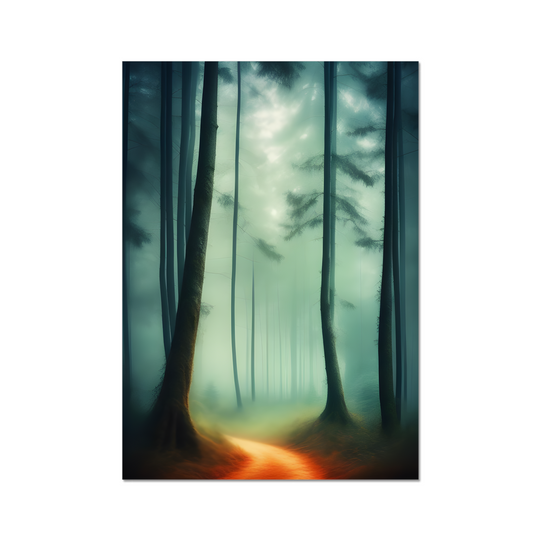 Foggy Forest Print