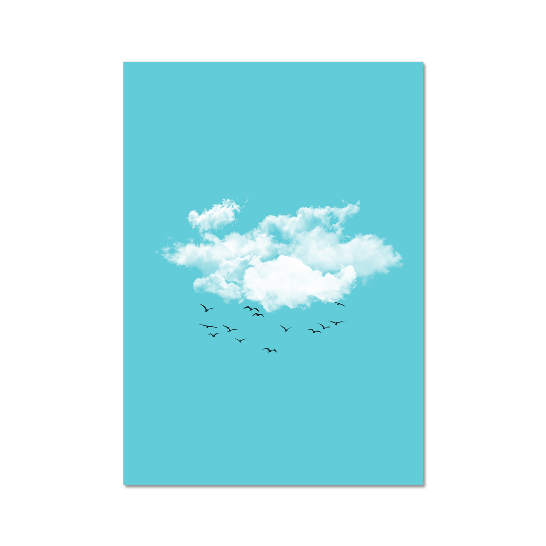 Birds and Cloud Print