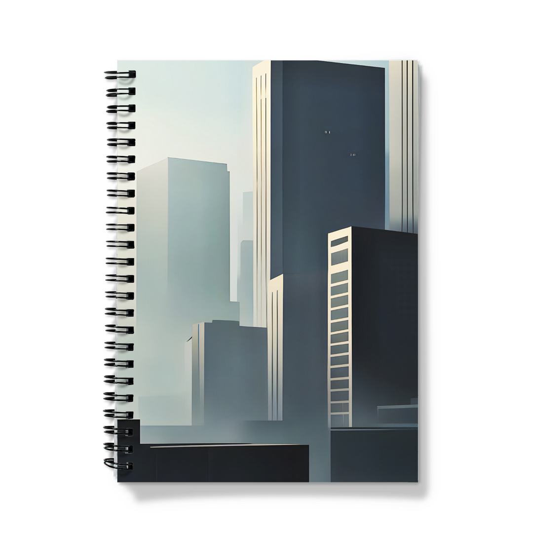 The City Buildings Spiral Binding Notebooks