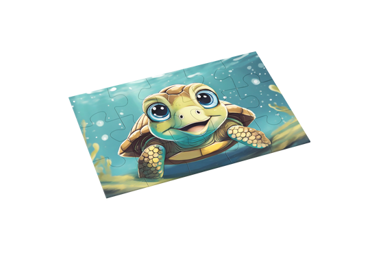 Green Turtle Jigsaw Puzzle