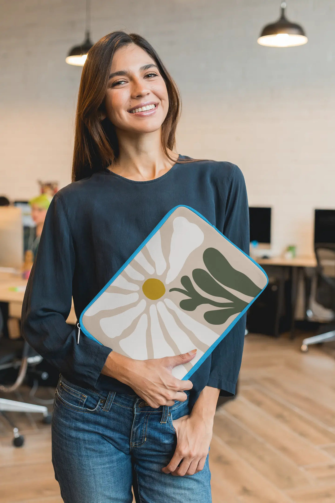 Personalised Laptop Sleeve with Custom Photo, Name &amp; Text | Custom Laptop Cover