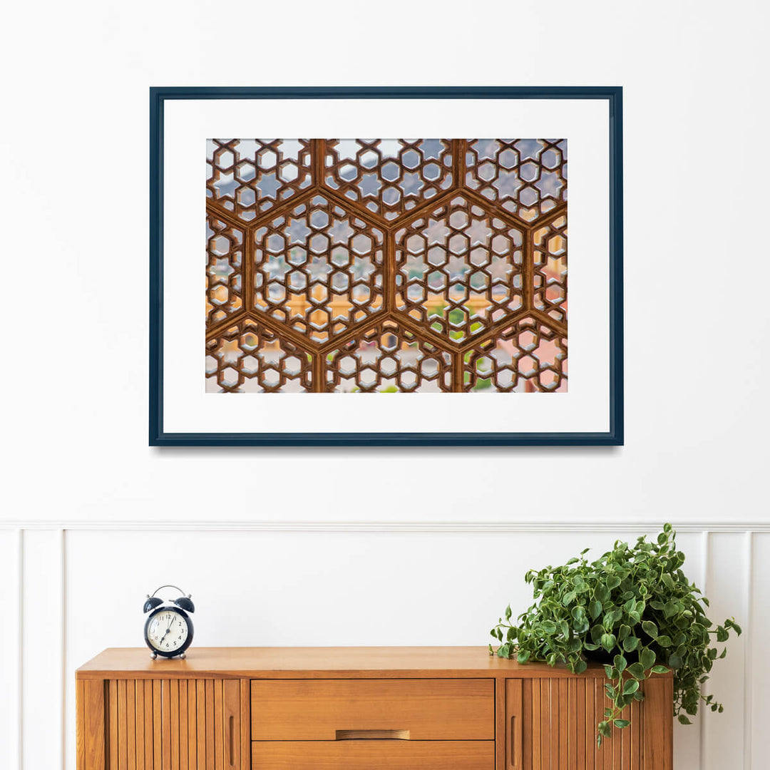 Hexagonal Structures Print