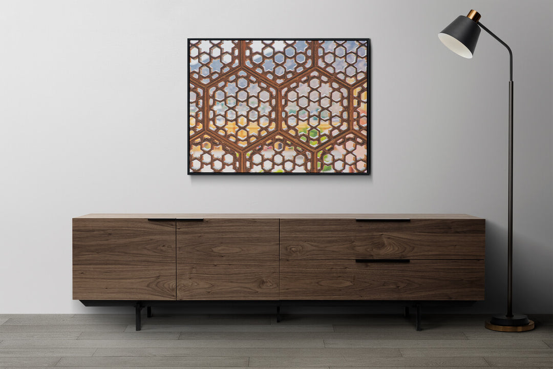 Hexagonal Structures Print