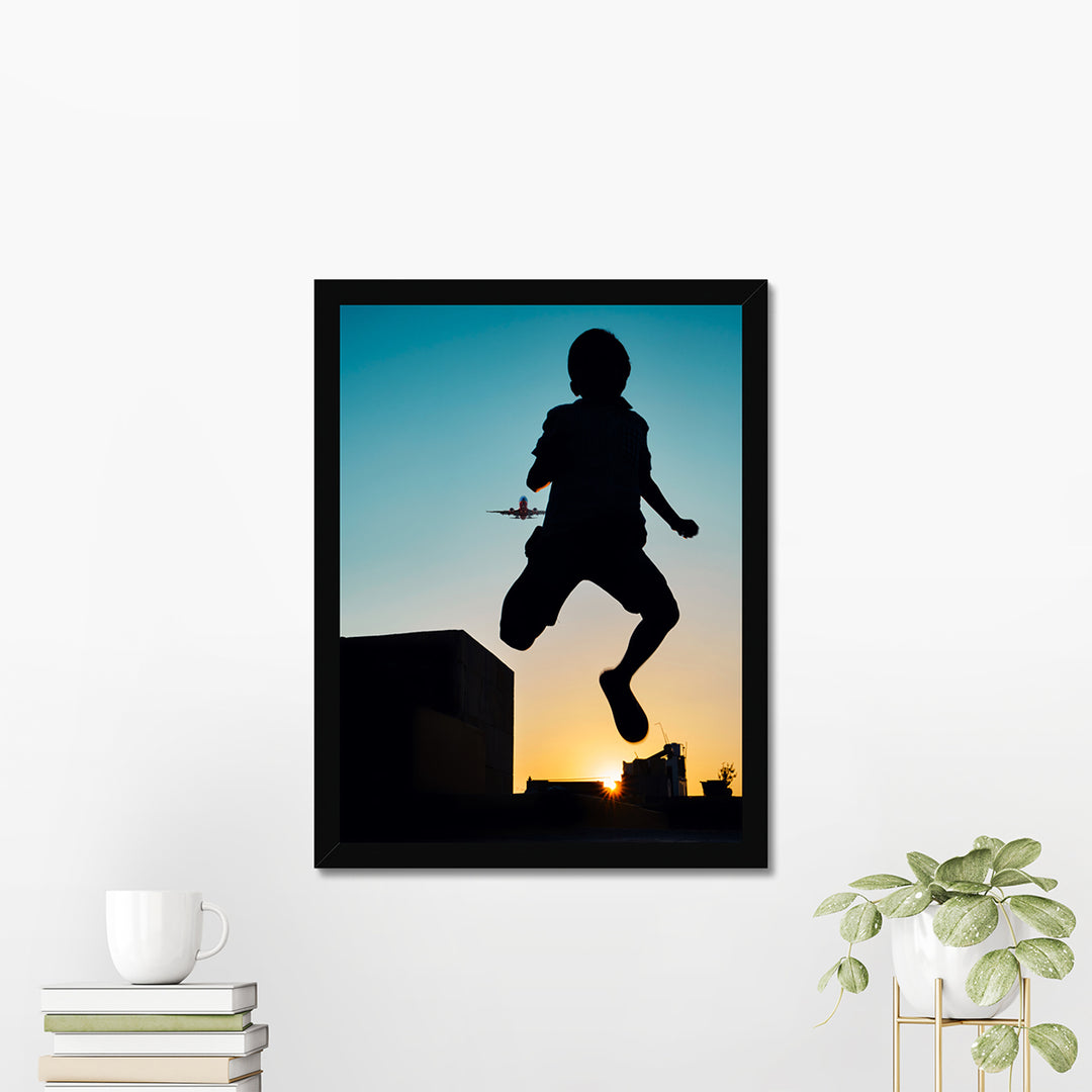 Flying Kid Poster